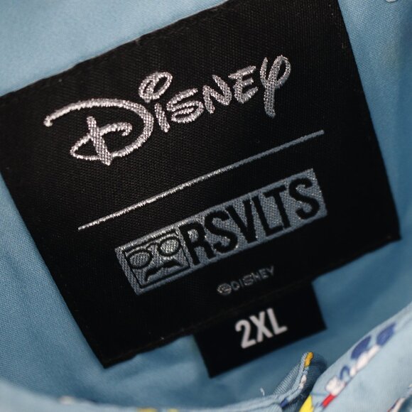 RSVLTS Shirt Mens 2XL Disney Spicy Mickey Mouse limited Short Sleeve Button Down - Picture 14 of 16